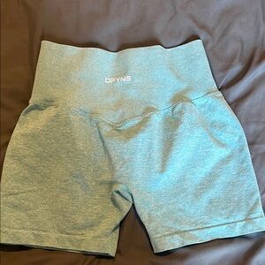 DFYNE Women's Teal Bike Shorts